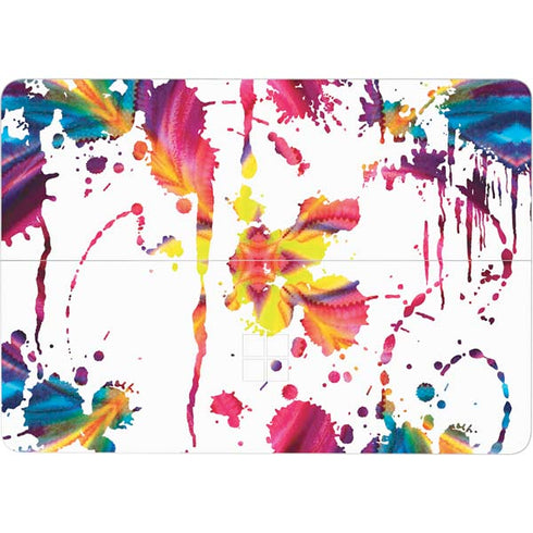 Chromatic Splatter White Surface Laptop Studio Skin